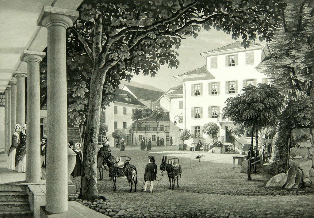 Baden's Stadhof Hotel Courtyard